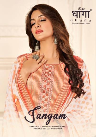 Dhaaga By Aadesh Trendz Fancy Linen Salwar Kameez Collection